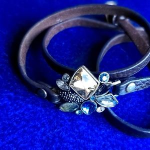 Chloe and Isabel leather wrap bracelet